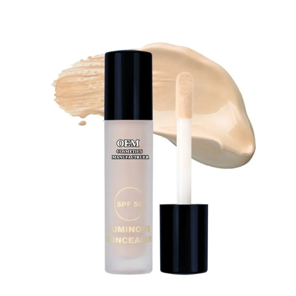 OEM Penjagaan kulit bercahaya Concealer Foundation Cecair